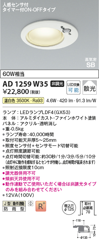 ad1259w35