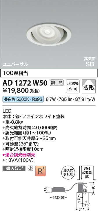 ad1272w50