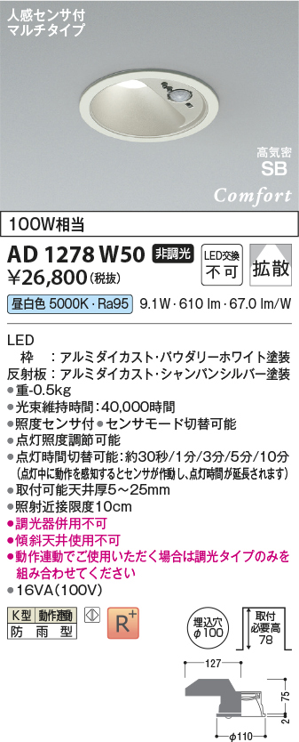 ad1278w50