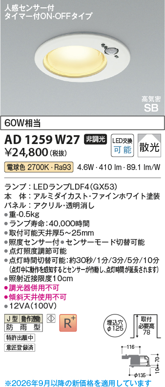 ad1259w27