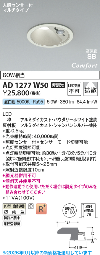 ad1277w50