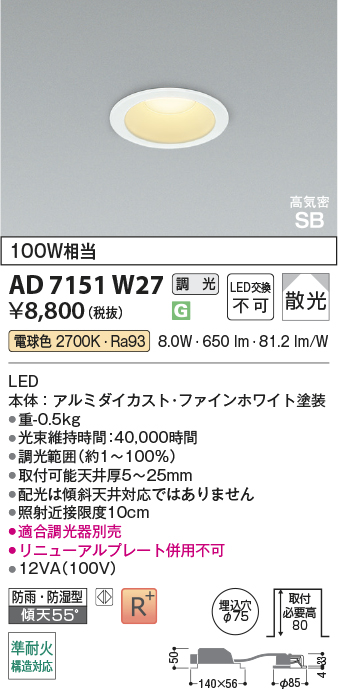 ad7151w27